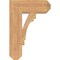 Ekena Millwork Merced Craftsman Smooth Bracket, Western Red Cedar, 5 1/2"W x 18"D x 26"H BKT06X18X26MRC04SWR - alternate 3